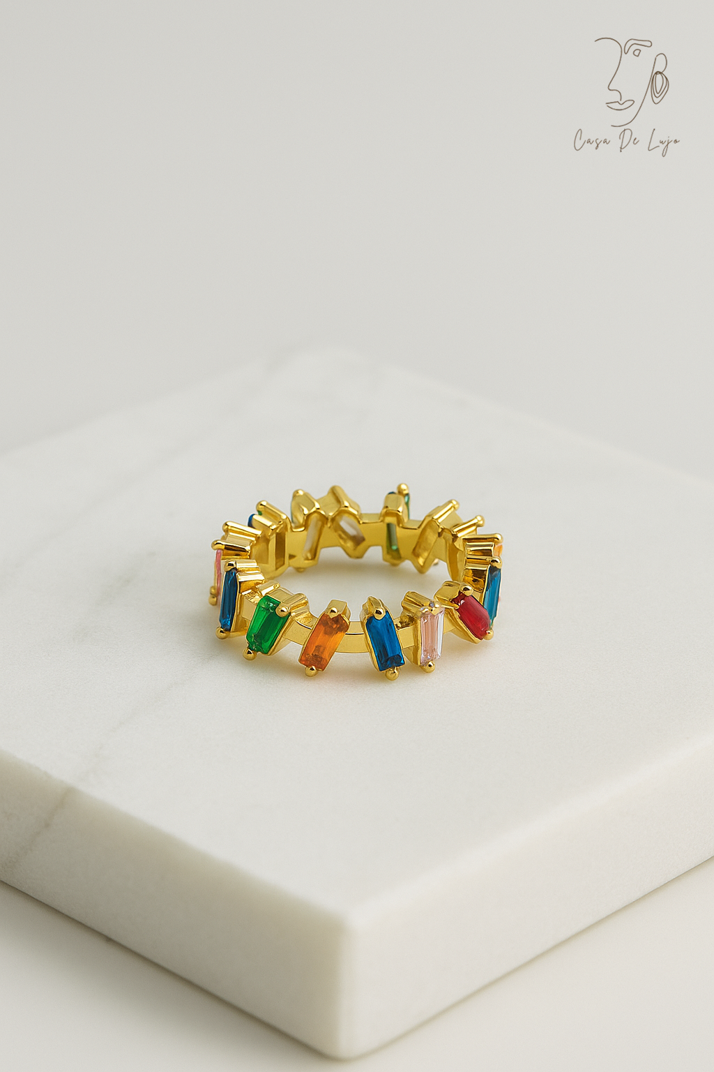 Chromatic Baguette Ring