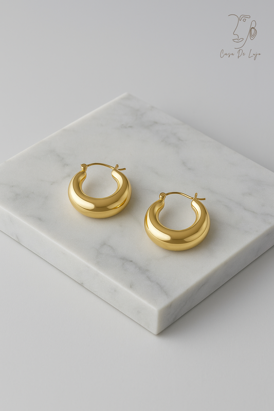 Chubby Luxe Hoops