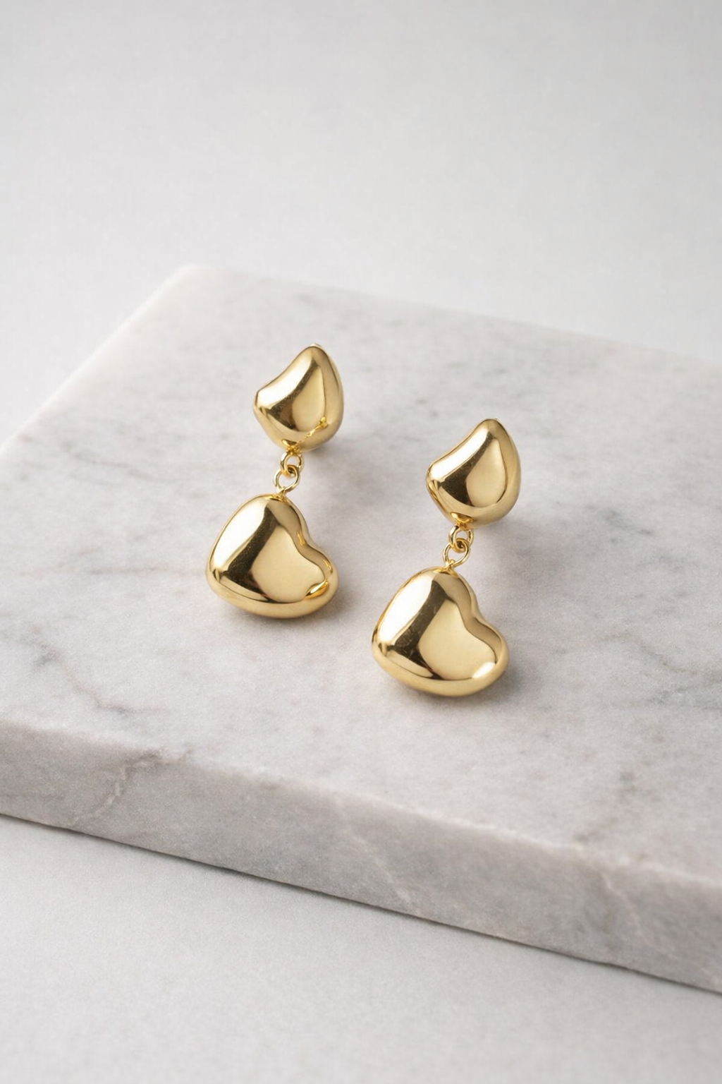 The Gold Heart Dangles