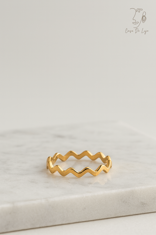 Zig-Zag Stacking Ring