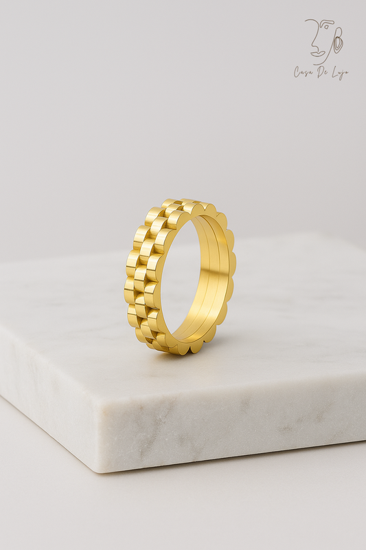 Fluted Luxe Band Ring